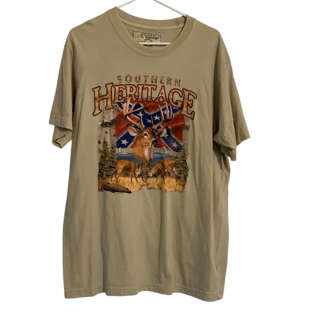 Mens U.S. Vintage Southern Heritage Tee Size Large